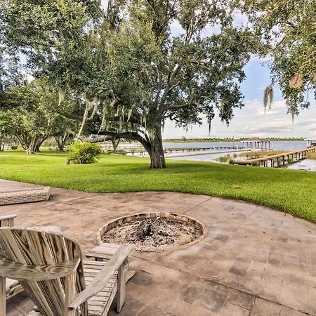Waterfront Lake Placid Home With Dock And Fire Pit